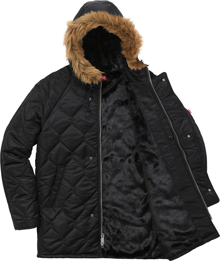 Quilted Flight Satin Parka view 5